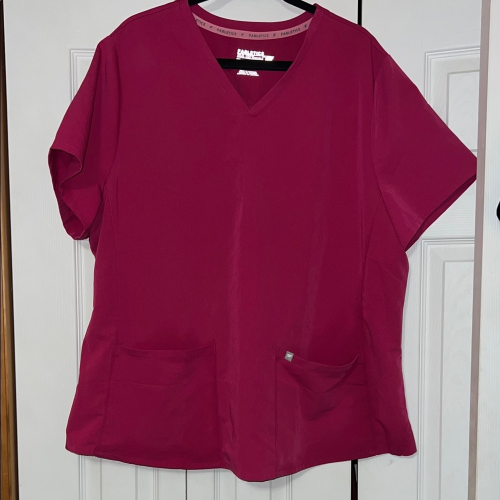 Fabletics Method 2-Pocket Scrub Top - image 1